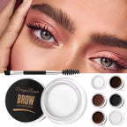 6Color Wild Eyebrow Styling Eyebrow Cream Styling Eyebrow Gel Soap Wax White Eyebrow Cream