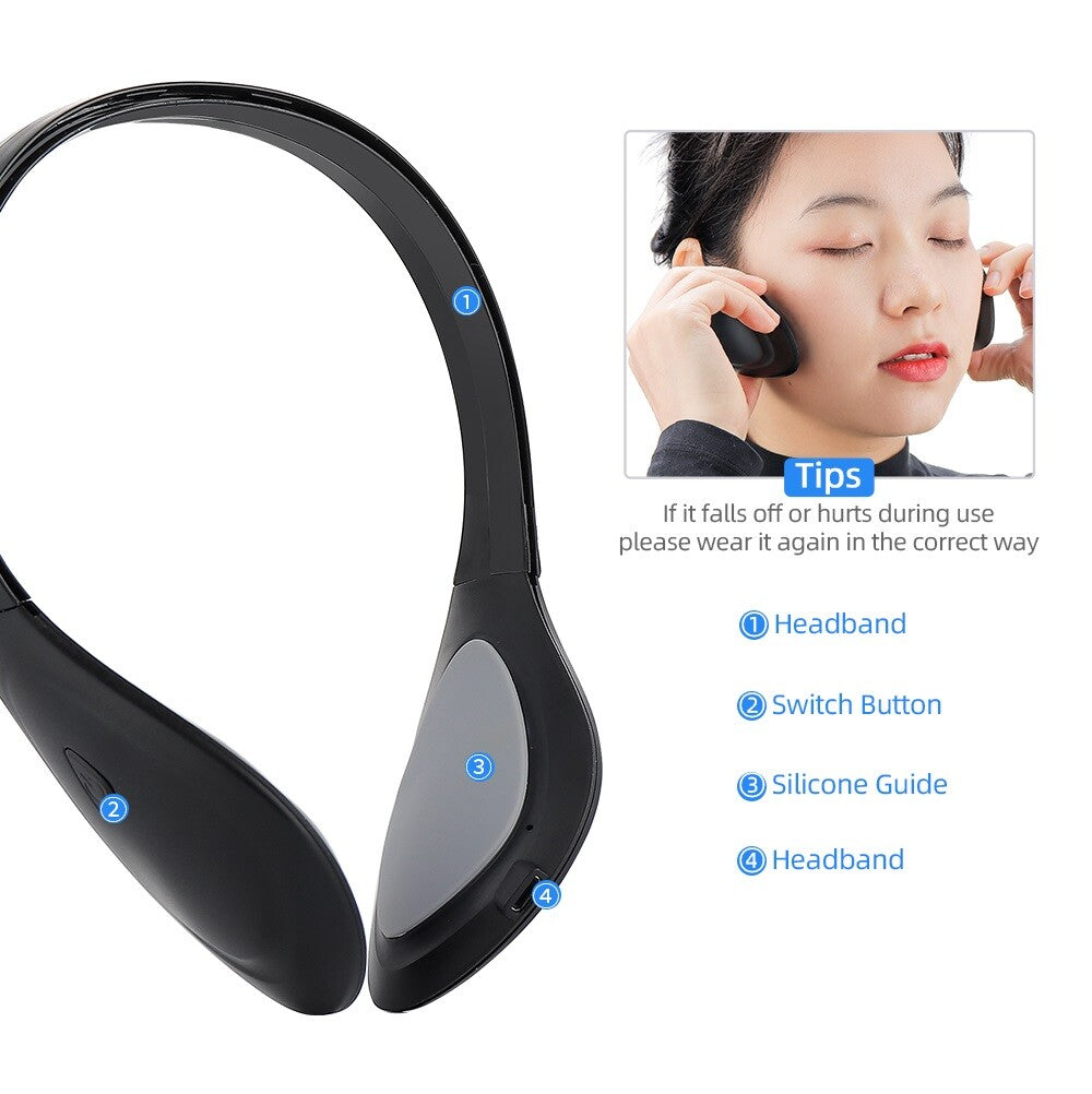 Electric V-Face Skin Lifting Tightening Massager Sonic Vibration Machine USB