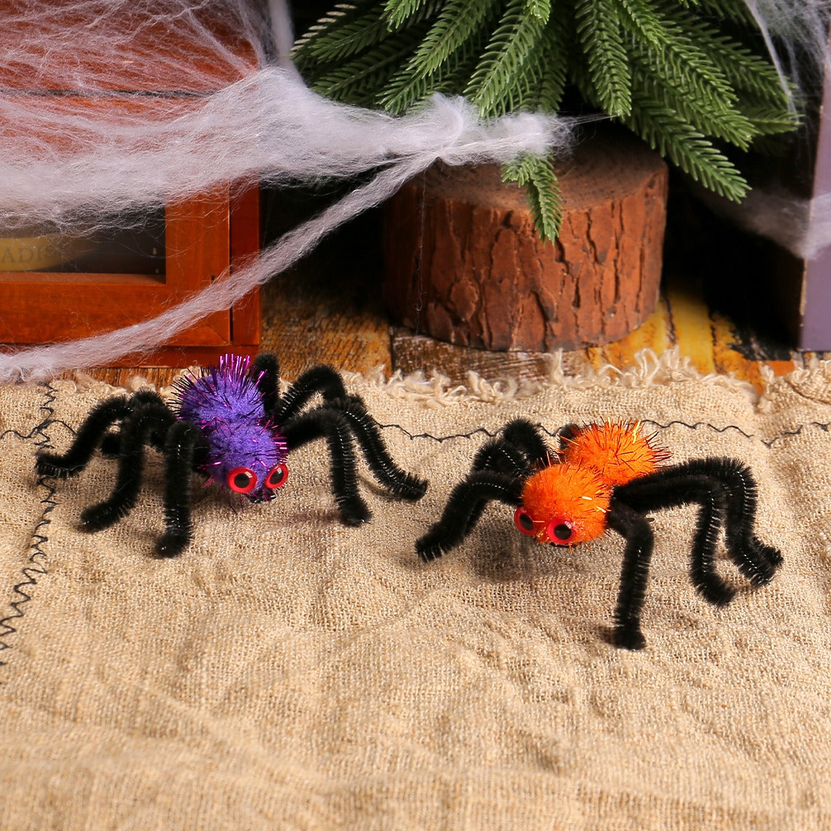 Halloween Spider Hair Clip Halloween Children's Adult Party Decoration Props Funny Spider Hair Clip Hair Accessories