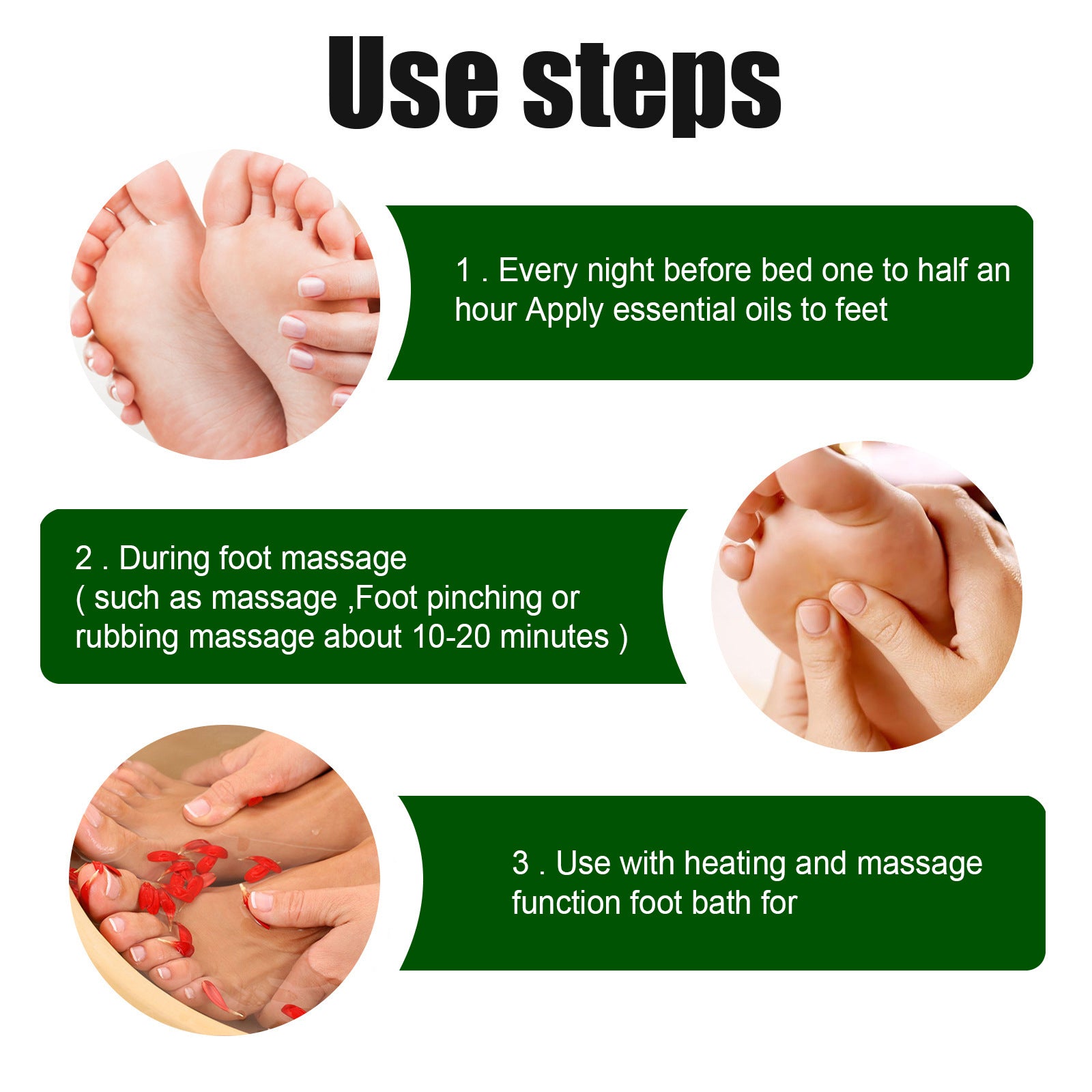 Height Enhancer Oil, Plantar Acupoint Stimulation Massage Height Promotes Long Health Care Oil