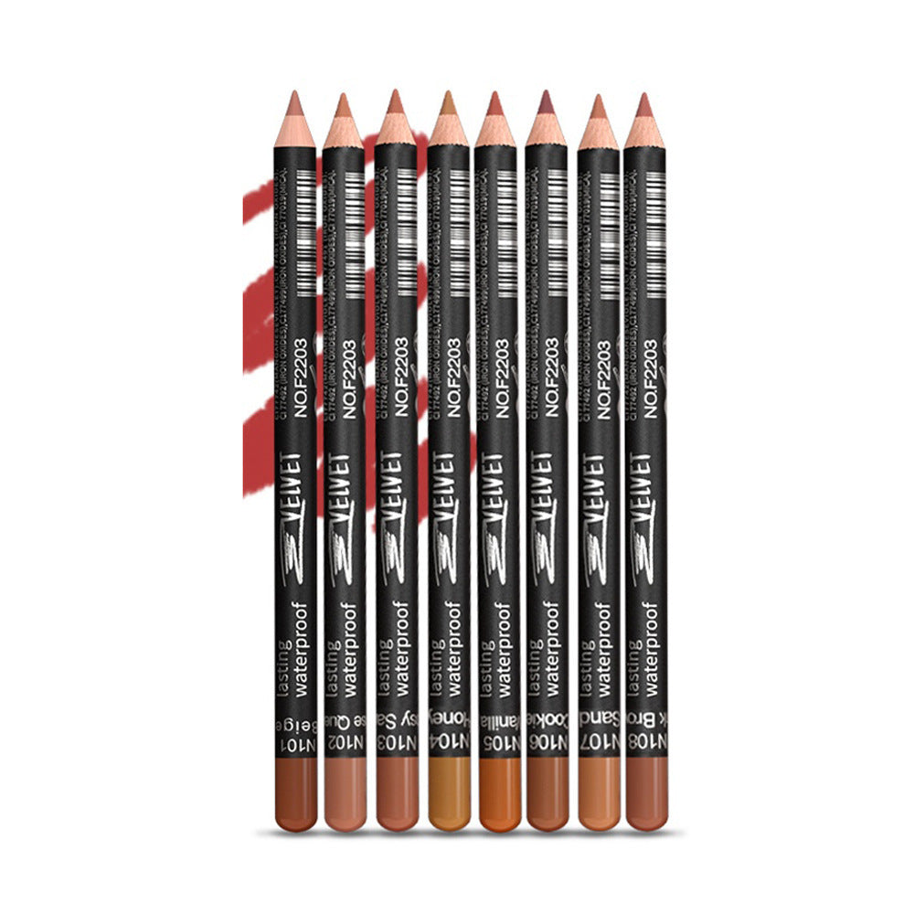 No Stain On Cup No Fear Of Water 24 Hours Matte Rich Lip Wood Lip Liner