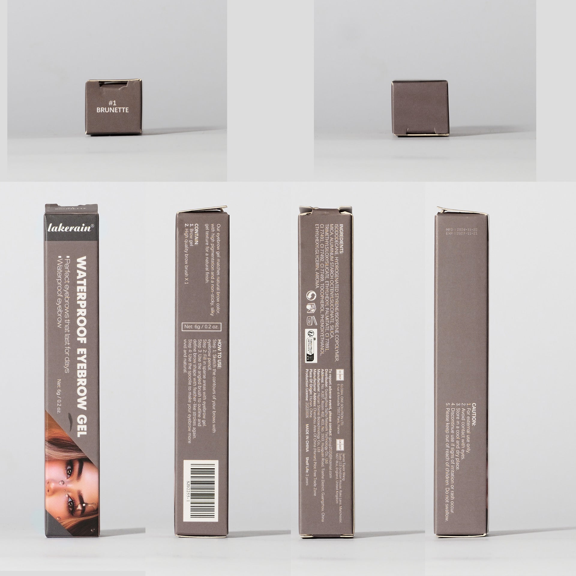 Lazy Thrush Waterproof Sweat-proof Long-lasting High Color Eyebrow Gel Eyebrow Cream