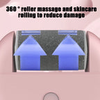 Electric Feet Callus Remover Portable Rechargeable Foot File Pedicure Tools Ideal for Dead Skin Two Gears of Adjustment Gentle Cleansing Does Not Hurt the Skin, Pink
