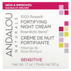 1000 Roses, Fortifying Night Cream, Sensitive, 1.7 Oz (50 G)