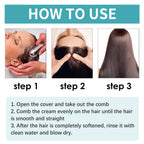 Protein Correcting Hair Straightening Cream, Nourishing Hair Repair Damage Smooth Furry Split Hair Care Cream