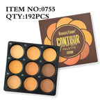 9 Colors Dark Matte Waterproof Long-lasting Natural Makeup Palette