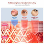 Electric V-Face Lift Red Blue Light Vibration Massage Skin Lifting Beauty Device