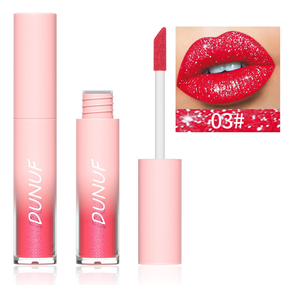 DUNUF 18 Color Diamond Lipstick Lip Gloss