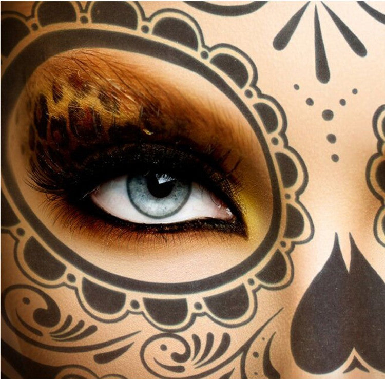 Tattoo Stickers Halloween Face Stickers Waterproof Environmental Protection Stage Props Art Makeup