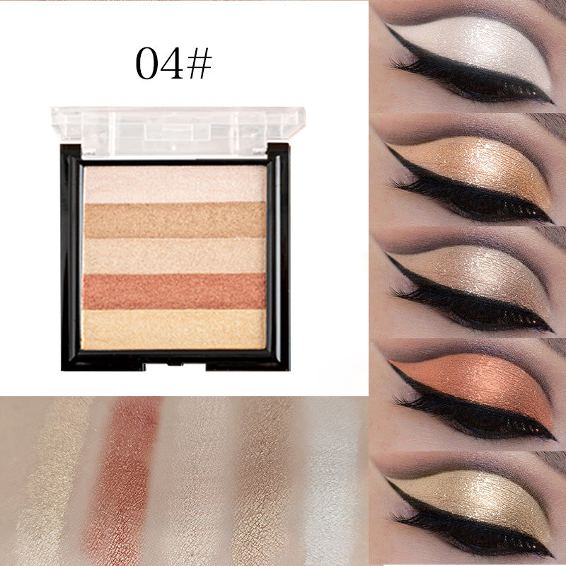 Highlight Eye Shadow Plate Three-dimensional Brightening And Repairing