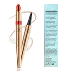 Eyebrow Pencil with 4 Micro-Fork Tip Precision Application Waterproof Smudge-Proof 24H Long-Lasting & Easy Glam Look Eyebrow Pen - 4# Black