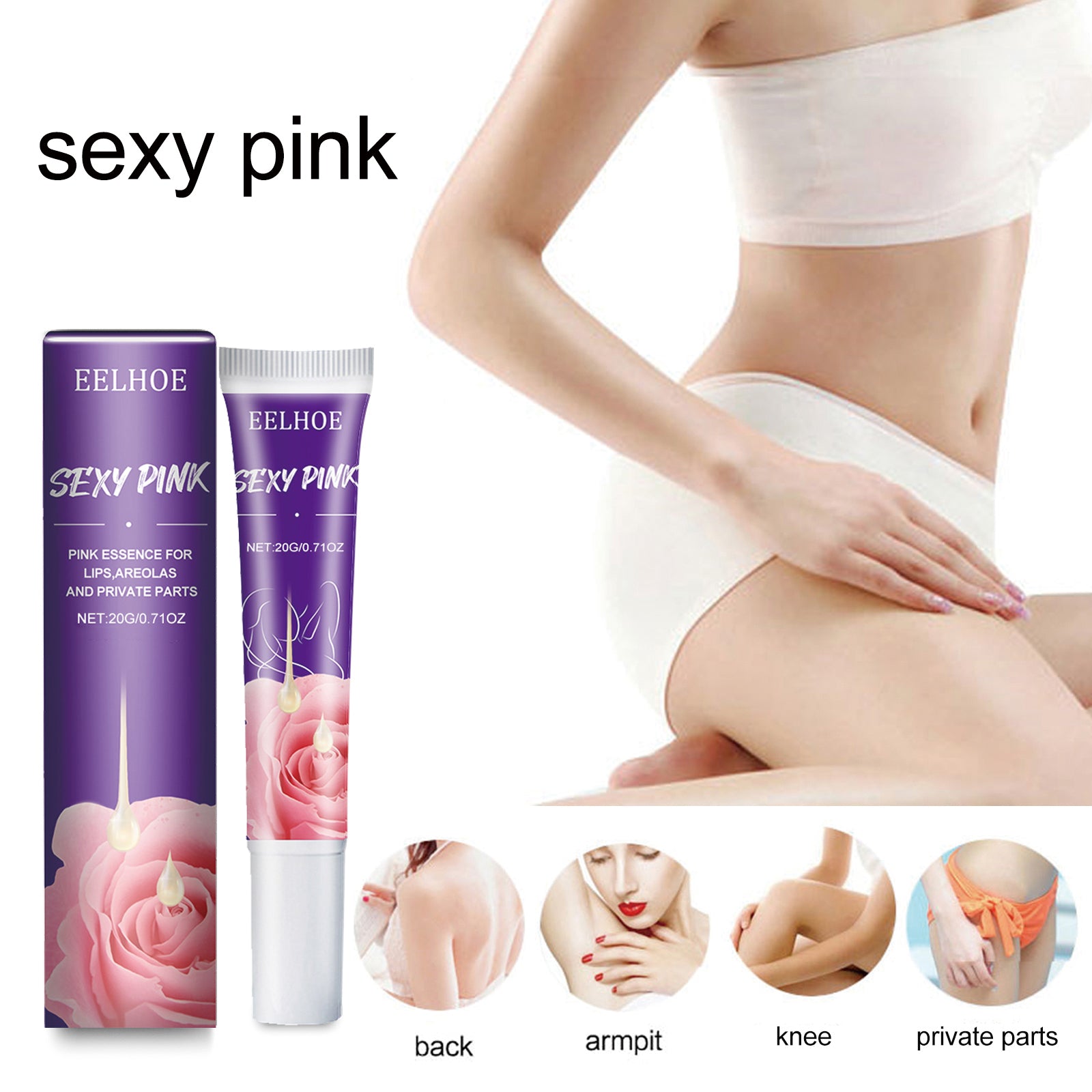 Brightener Pink Essence, Breast Areola Private Part Tender White Lip Joint To Remove Melanin Pink Essence
