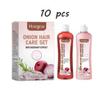 Hoegoa Natural Hair Care Set Nourishing Scalp Strengthening Hair Roots Deep Cleaning Dirt Oil Control Smoothing Hair Wash Set