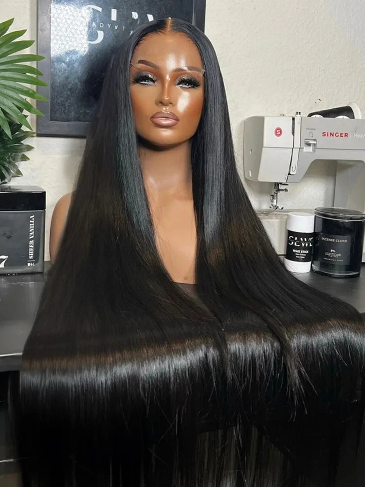 Mossily Straight Lace Front Wigs Hd Lace Wig 13x6 Human Hair Wigs For Women Pre Plucked Brazilian 40 nch 13x4 Lace Frontal Wig