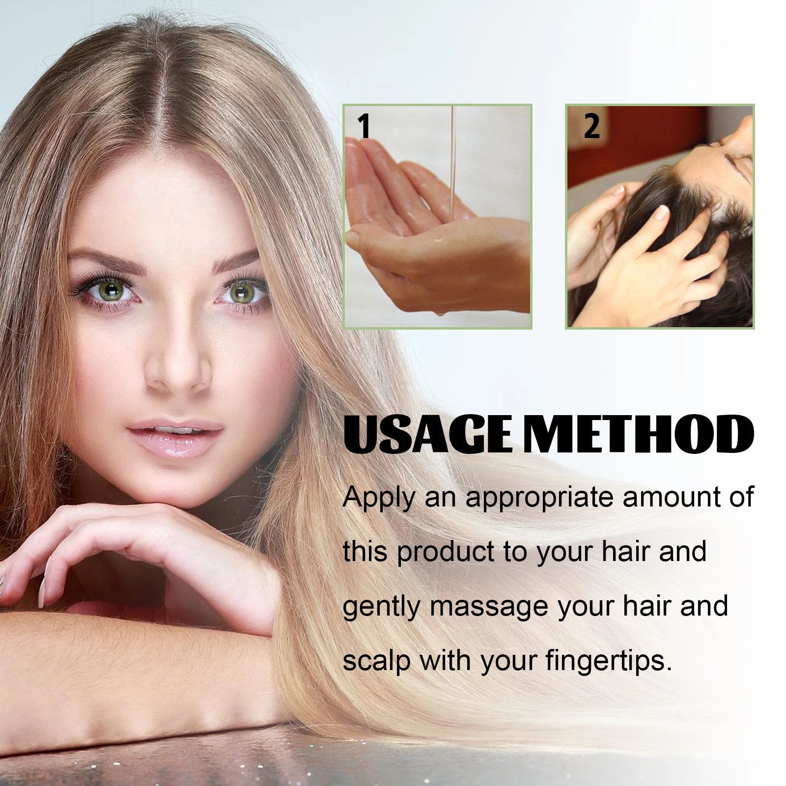 Ouhoe Herbal Hair Care Oil Temperature And Nourishing Scalp Strengthening Hair Cleaning Scalp Care Nourishment Softening Hair