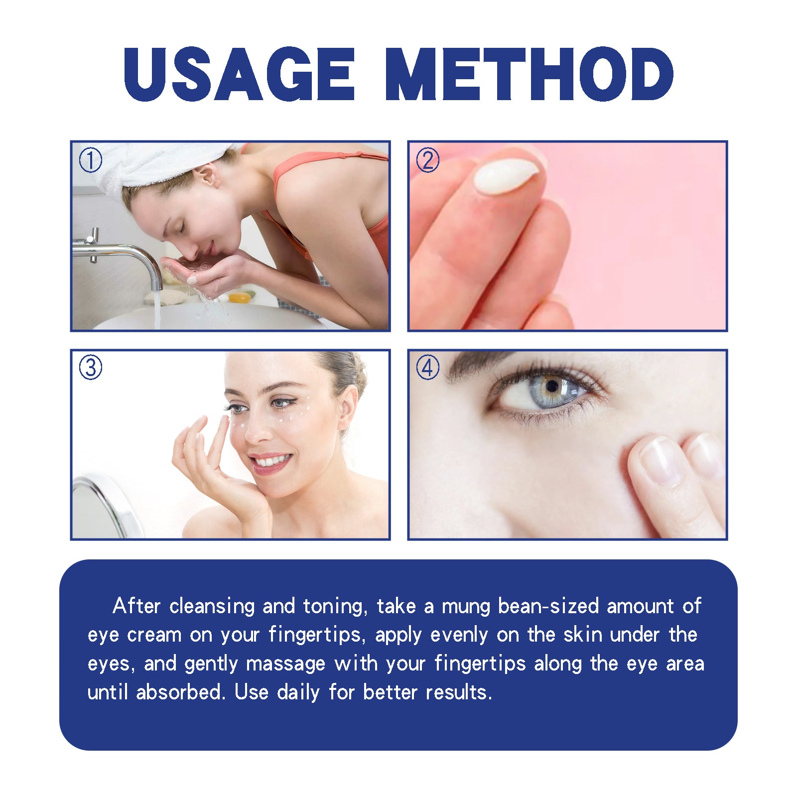 Tea Tree Hexapeptide Firming Eye Cream, Eye Care Cream To Reduce Fine Lines And Repair Eye Skin