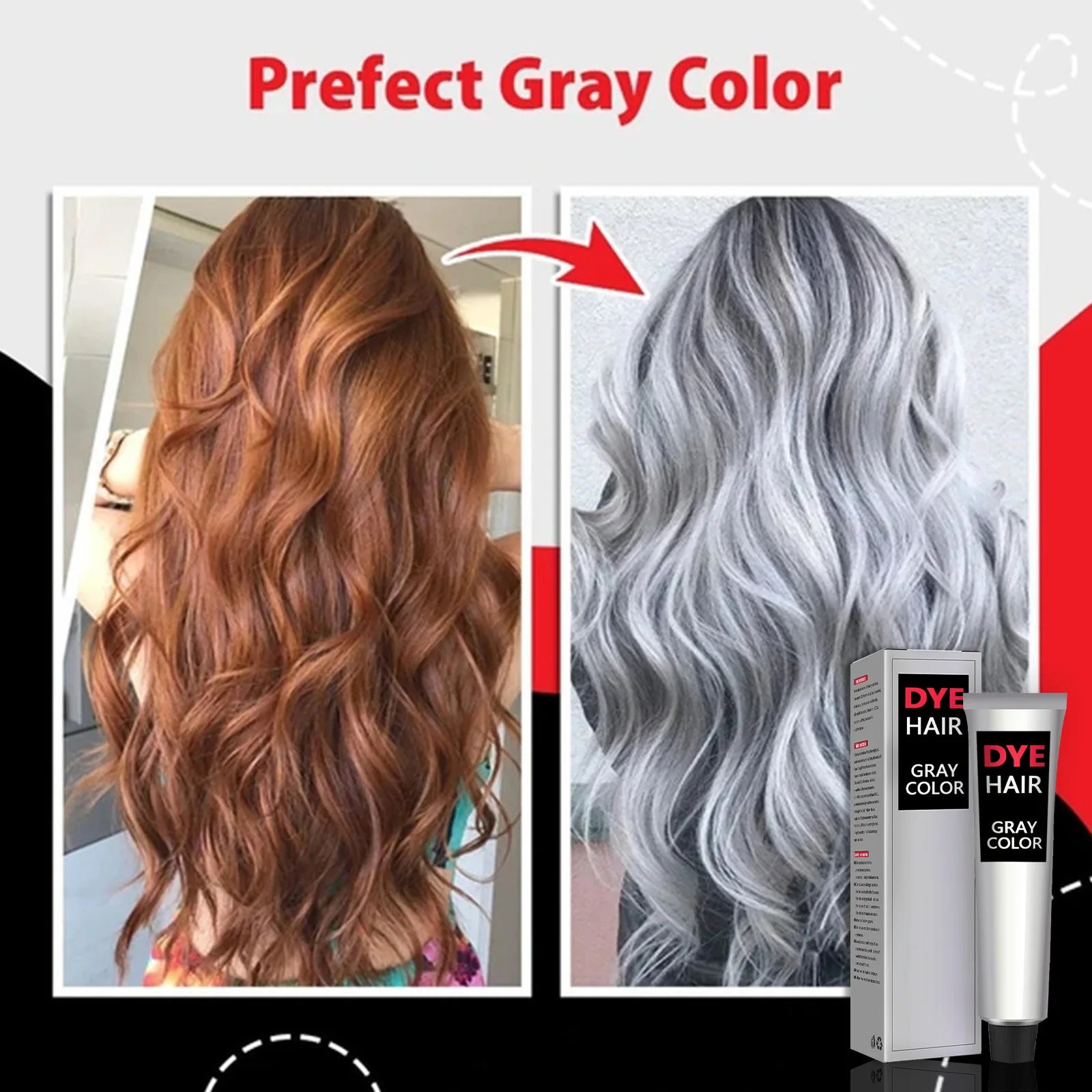 100ml Eelhoe Hair Dye Smoked Ash Punk Style Party Diy Fashion Trend Natural Plants Permanent Gentle Hair Dye Styling Paste