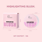 Pudaier temperature-changing blush transparent color-changing gel highlight blush cream natural nude makeup rouge blush
