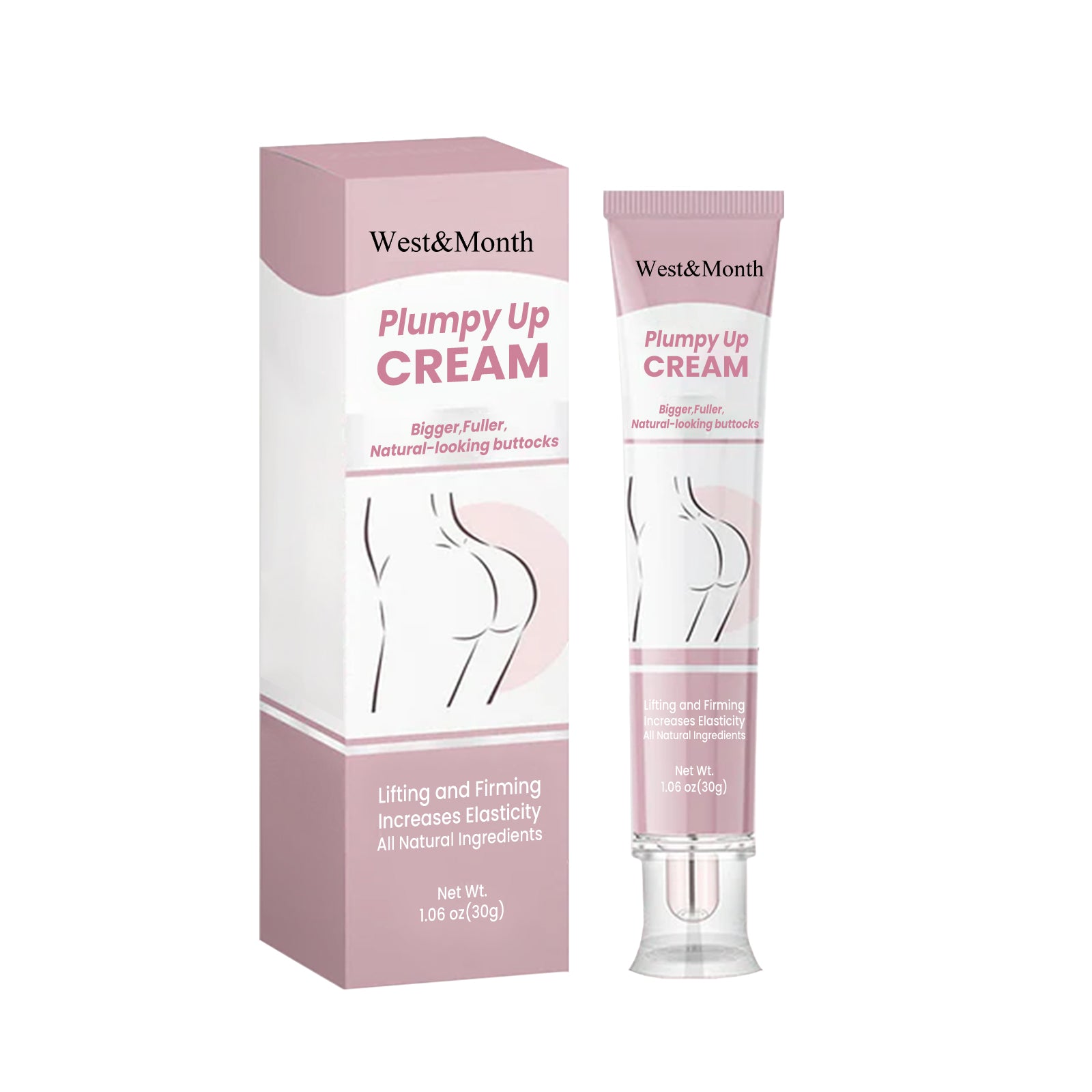 Plumpy Up Cream, Massage Firming Moisturizing Beautiful Buttock Cream