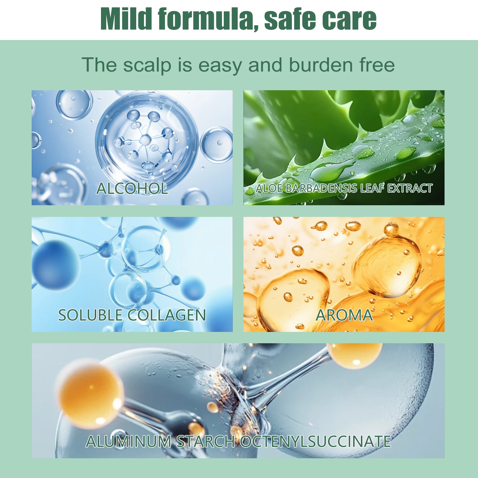 No-Wash Dry Hair Spray, Air Fluffiness Remove Oil Dry And Cool Shampoo-free Dry Hair Agent