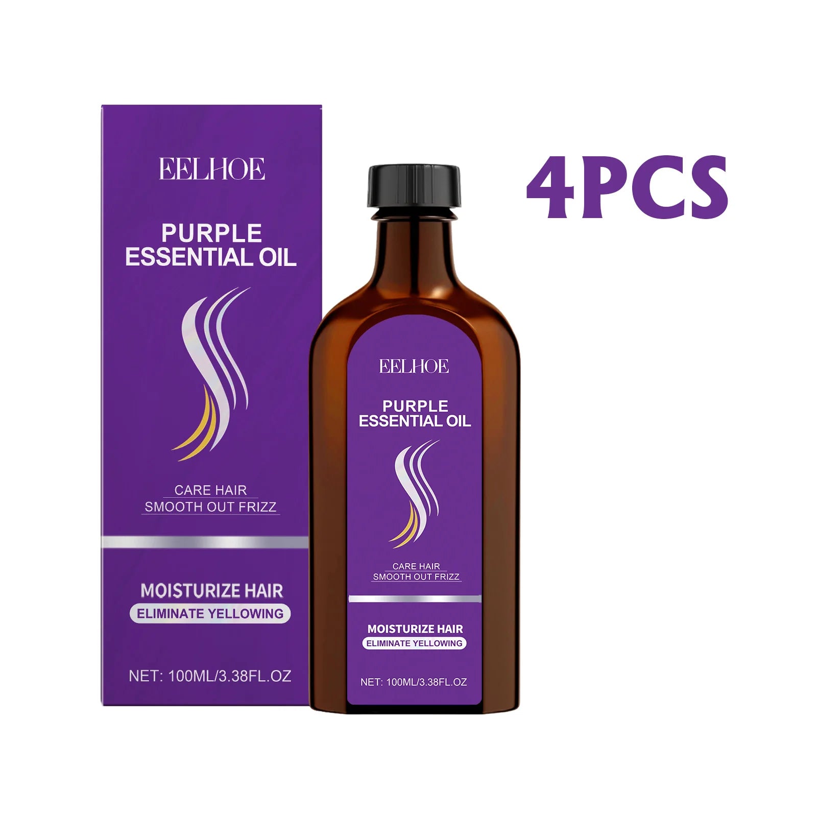 EELHOE Moroccan Hair Care Essential Oil Nourishes Repairs Dry Curly Hair Tips Soften Smooth Suitable for All Hair Daily Care