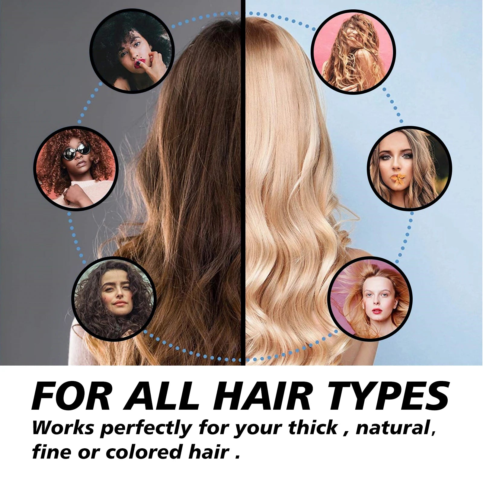 EELHOE Hair Brightening Spray Repairs Dry Hairy Hair Moisturizing Care Spray Luster Hair Care Suitable for Various Hair Types