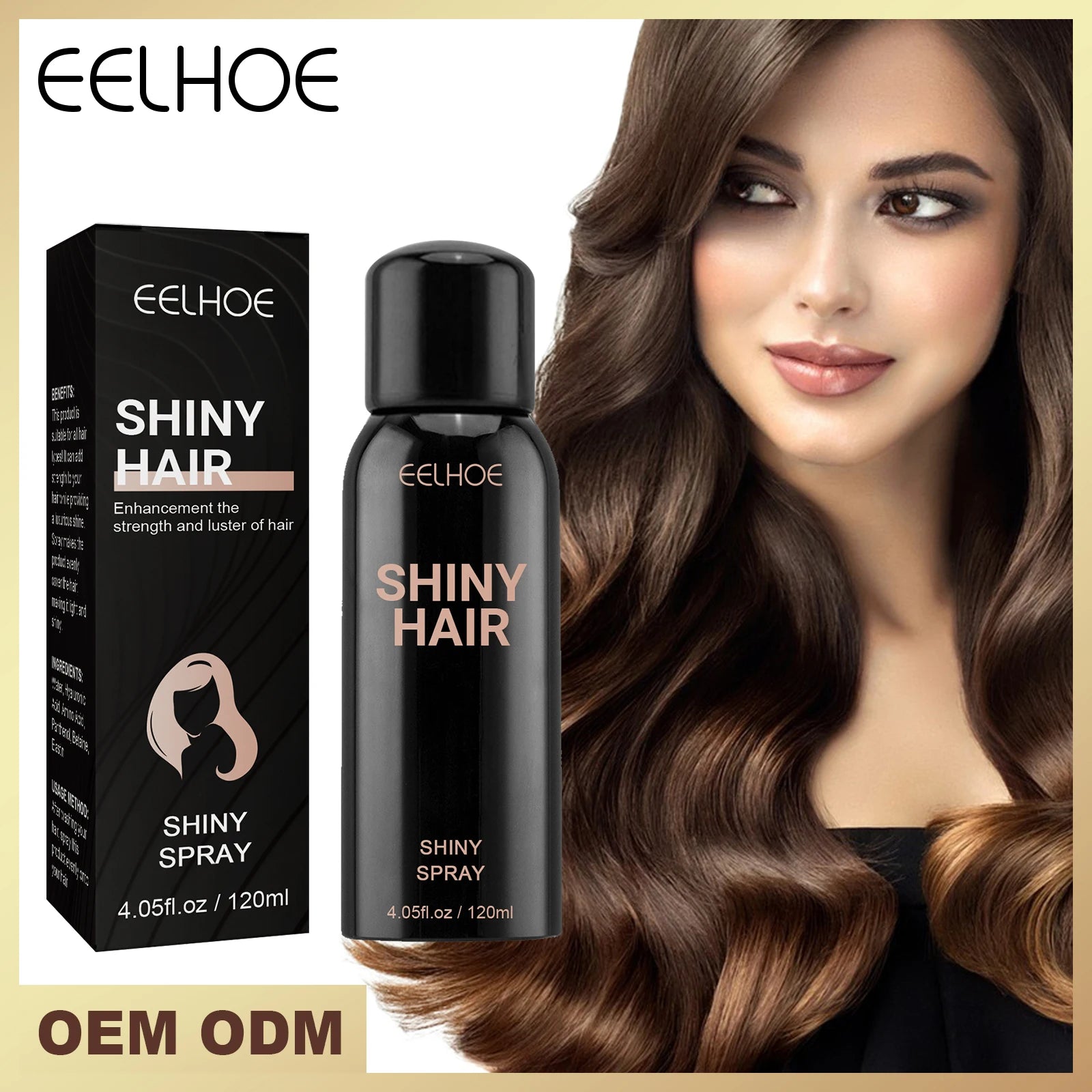EELHOE Hair Brightening Spray Repairs Dry Hairy Hair Moisturizing Care Spray Luster Hair Care Suitable for Various Hair Types