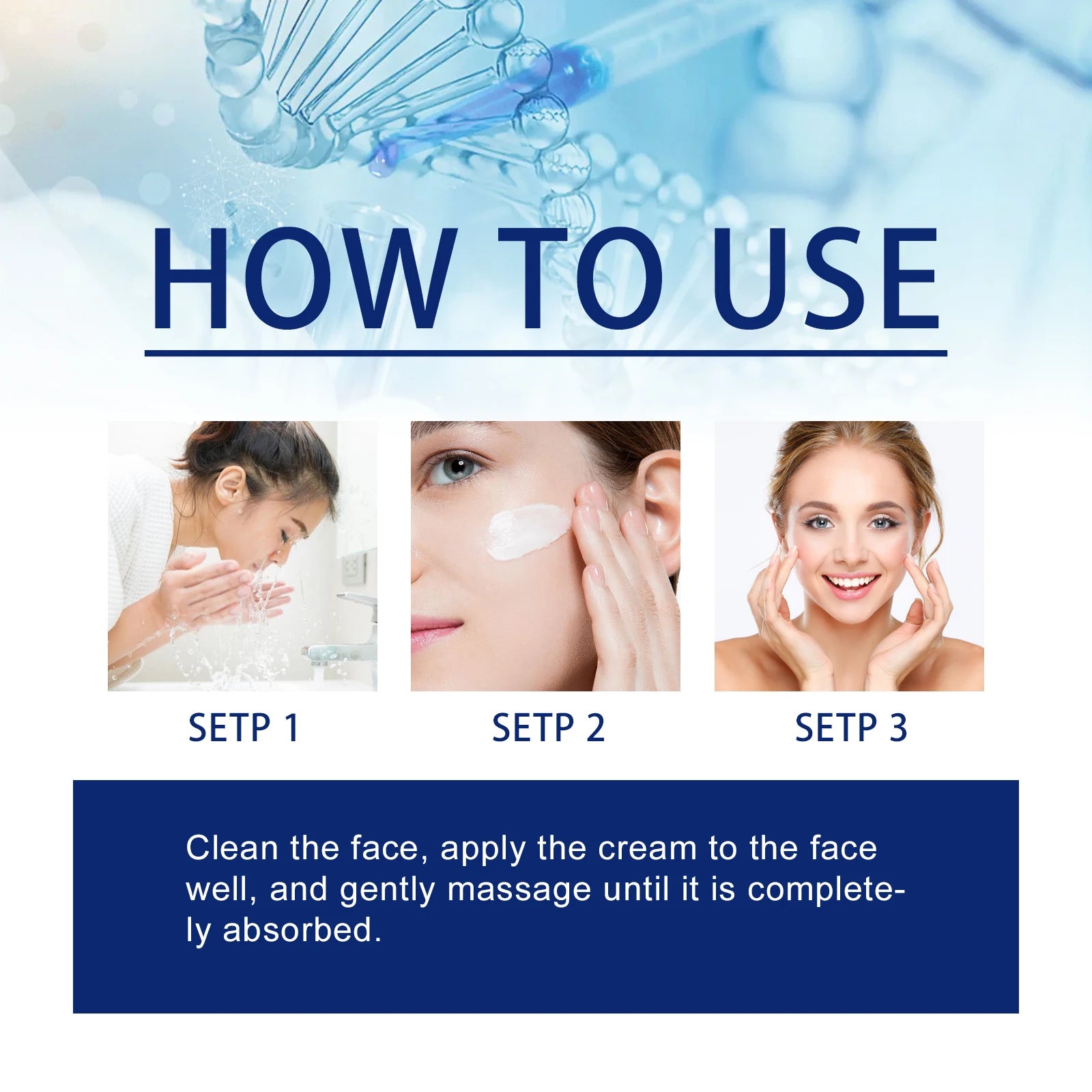 50g Eelhoe Collagen Moisturize Face Cream Reduce Fine Lines Enhance Facial Skin Natural Deep Firm Repair Brighten Face Cream