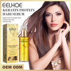 EELHOE Keratin Protein Hair Serum Hair Care Essence Spray Hair Repairing Improving Dry Curly Hairy Essence Smoothing Hair Mask