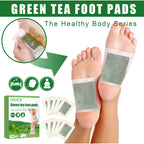Green Tea Foot Patch, Improves Sleep Quality And Relieves Muscle Tension And Body Stress Foot Care Patch