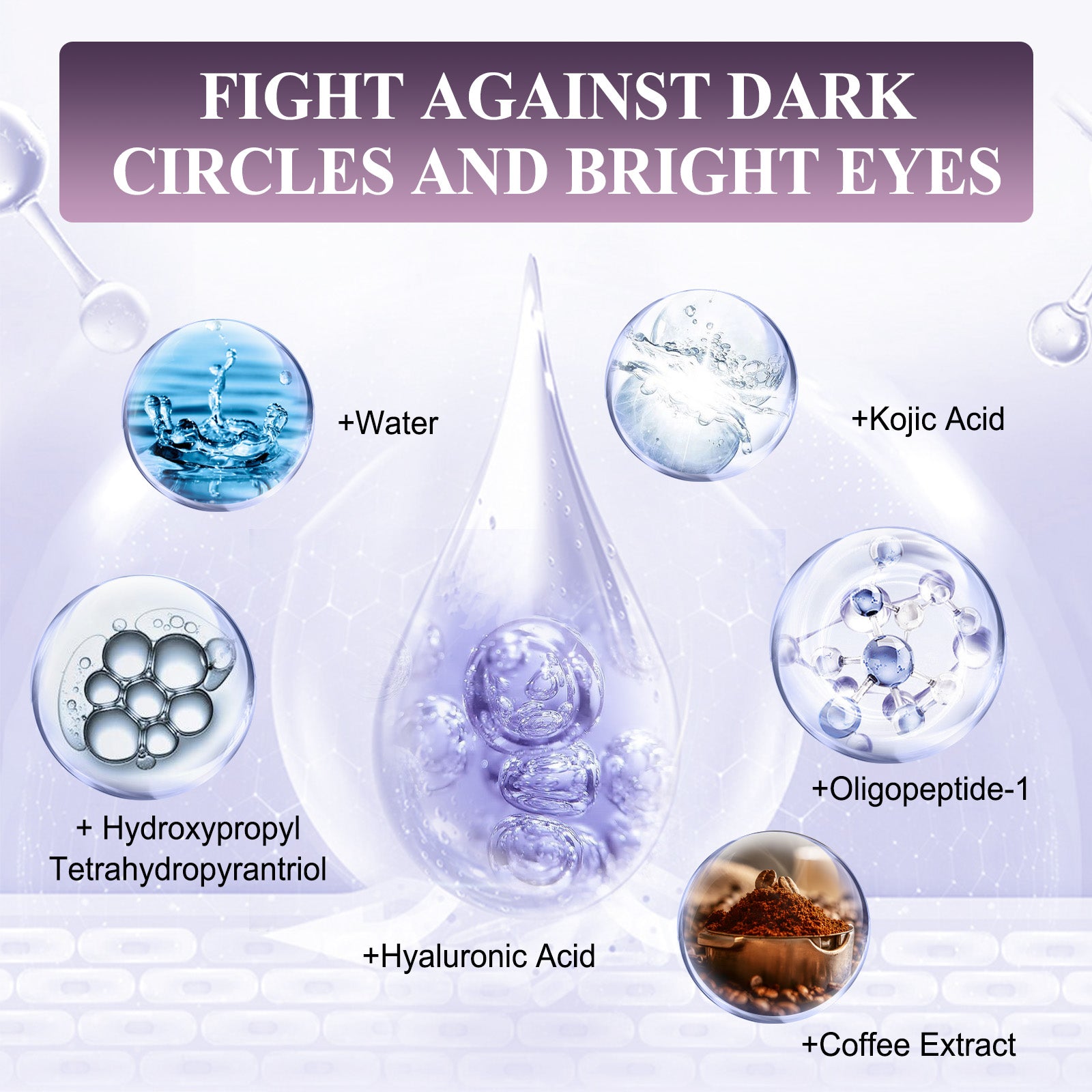 Electric Anti-Wrinkle Eye Cream Lifts, Strengthens, Moisturizes And Reduces Fine Lines, Bags And Dark Circles Under Eye Care