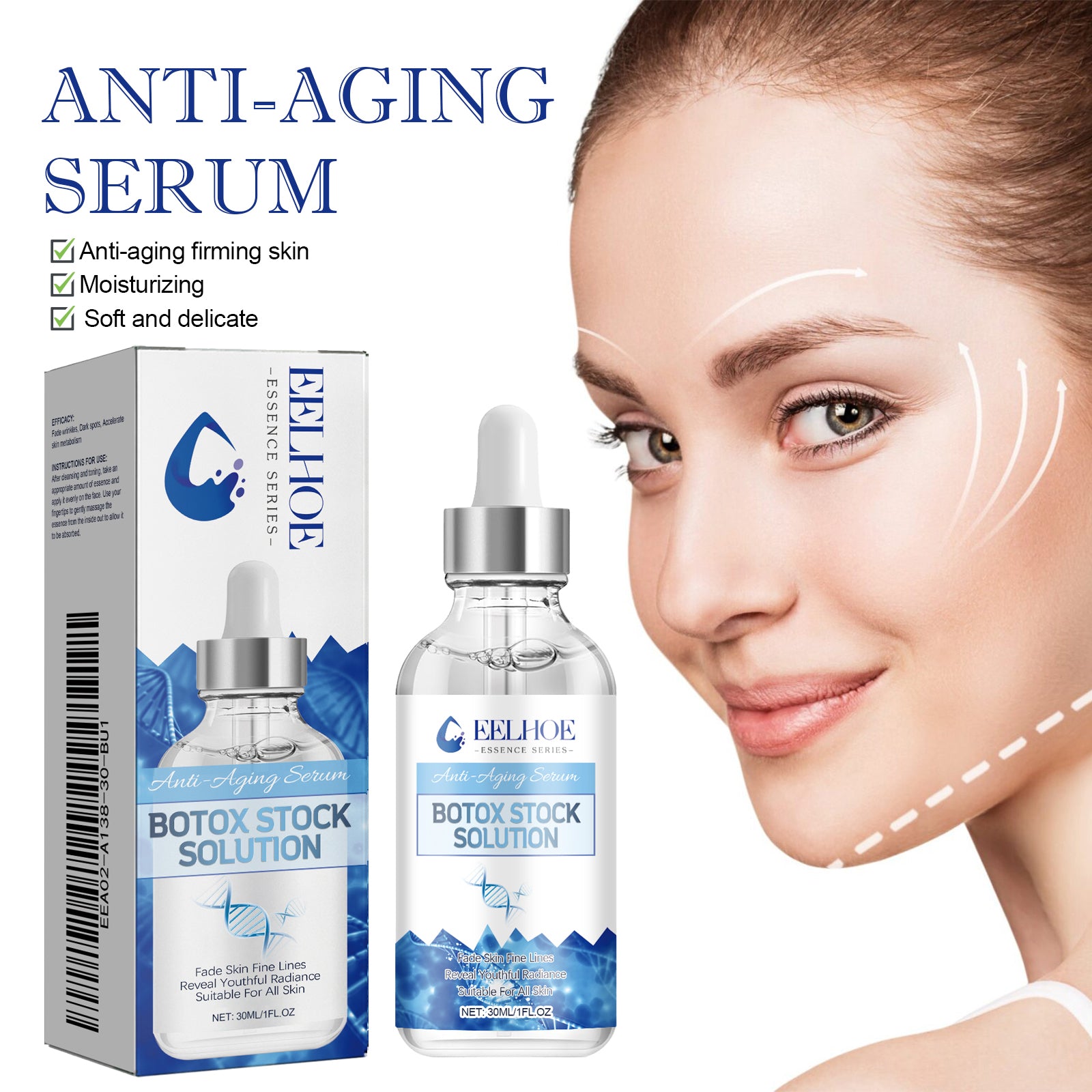 Anti-Aging Serum, Hydrating Repair Brightening Anti-Aging Essence