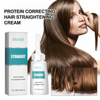 Protein Correcting Hair Straightening Cream, Nourishing Hair Repair Damage Smooth Furry Split Hair Care Cream