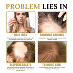 Hair Boost Darken Strengthen Essence, Scalp Massage Moisturizing Hair Roots Thick Smooth Hair Care Ball