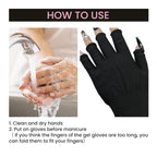Anti-UV Glove, Anti-Suntan Hand Baking Lamp Blocking Gloves For Nail Lighting