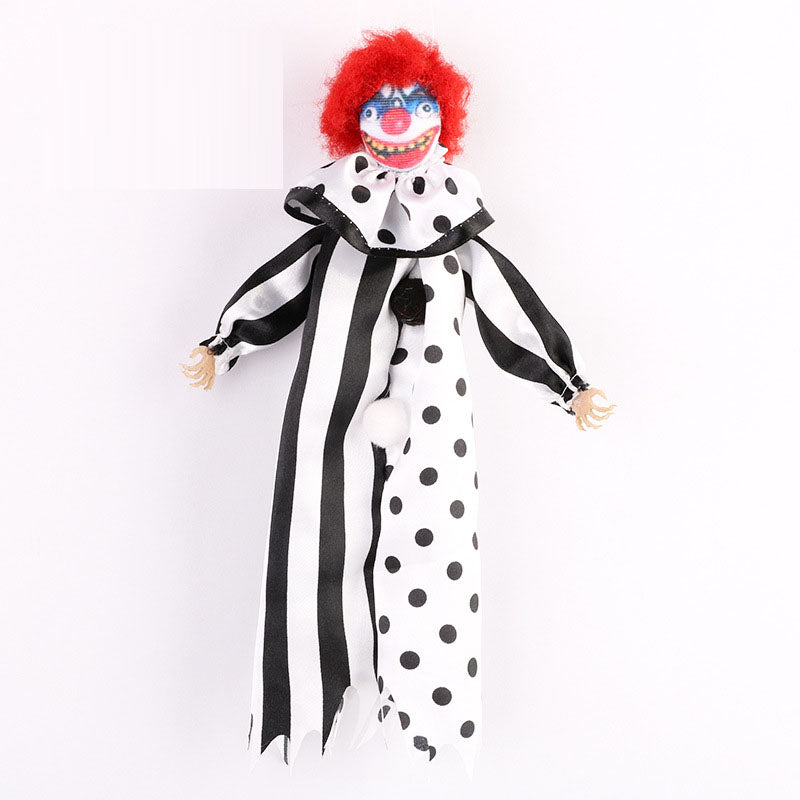 Halloween decorations, Halloween scary clown figurines, pendants, haunted house party decorations, props