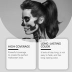 Halloween Face Painting Stick Set, Covered With Painted Foundation Makeup Clown Colorful Stick