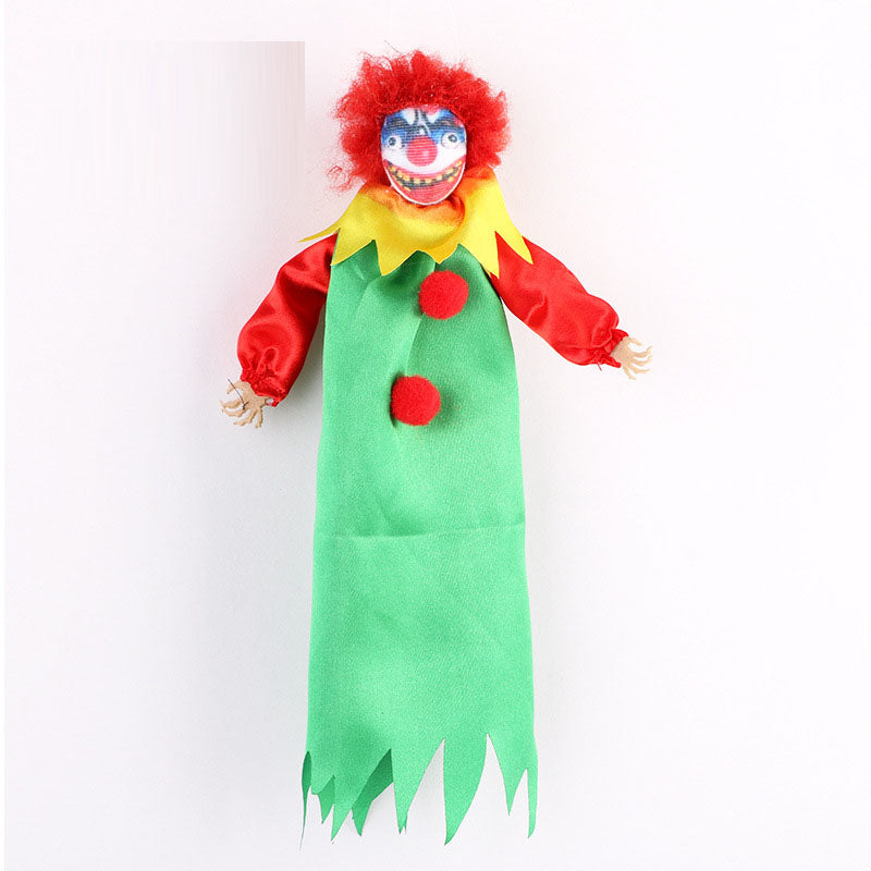 Halloween decorations, Halloween scary clown figurines, pendants, haunted house party decorations, props