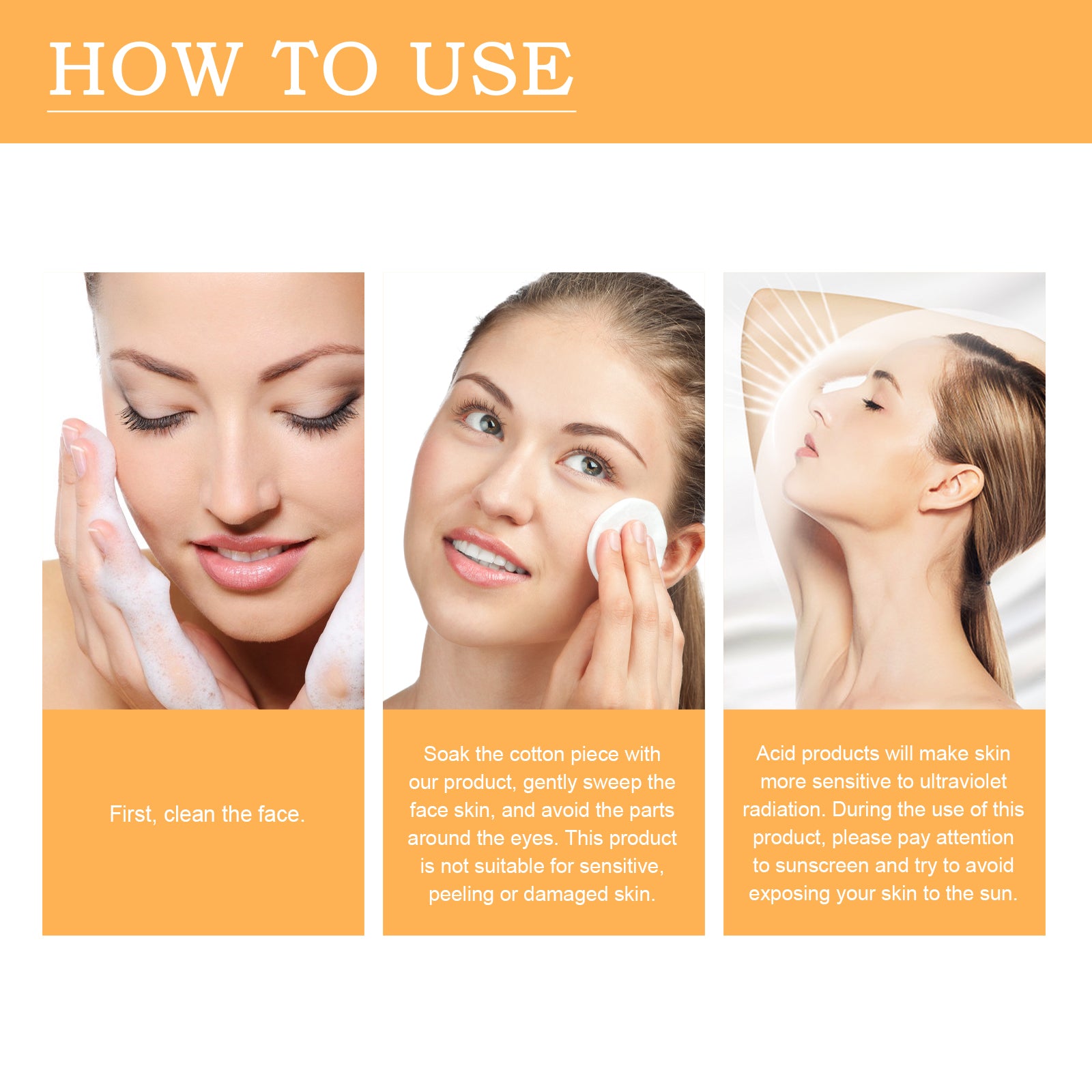 Glycolic Acid 7% Toner, Remove Acne Lighten Acne Repair Acne Mark Moisturize Skin Toner