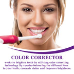 Purple Brightening White Toothpaste, Cleaning Stains Fresh Breath Brightening And Whitening Teeth Toothpaste