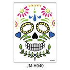 Halloween Face Tattoo Stickers Makeup Ball Funny Makeup Temporary Stickers