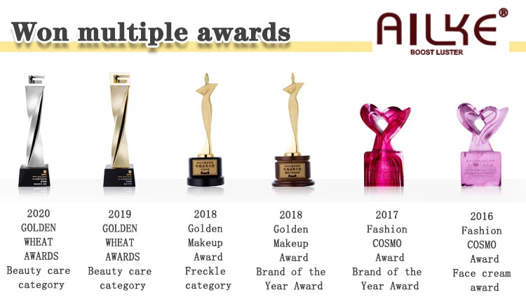 AILKE Glutathione PLUS Bleaching Skin Care Set, Moisturizing, Even Skin Tone, Improve Dark and Black Skin, Reduce Spots