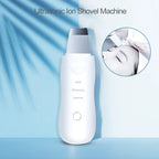 Ultrasonic Skin Scrubber Scrubber Deep Vibrate Facial Cleaner Shovel Face Scrubber Peeling Black Head Remover Facial Massager