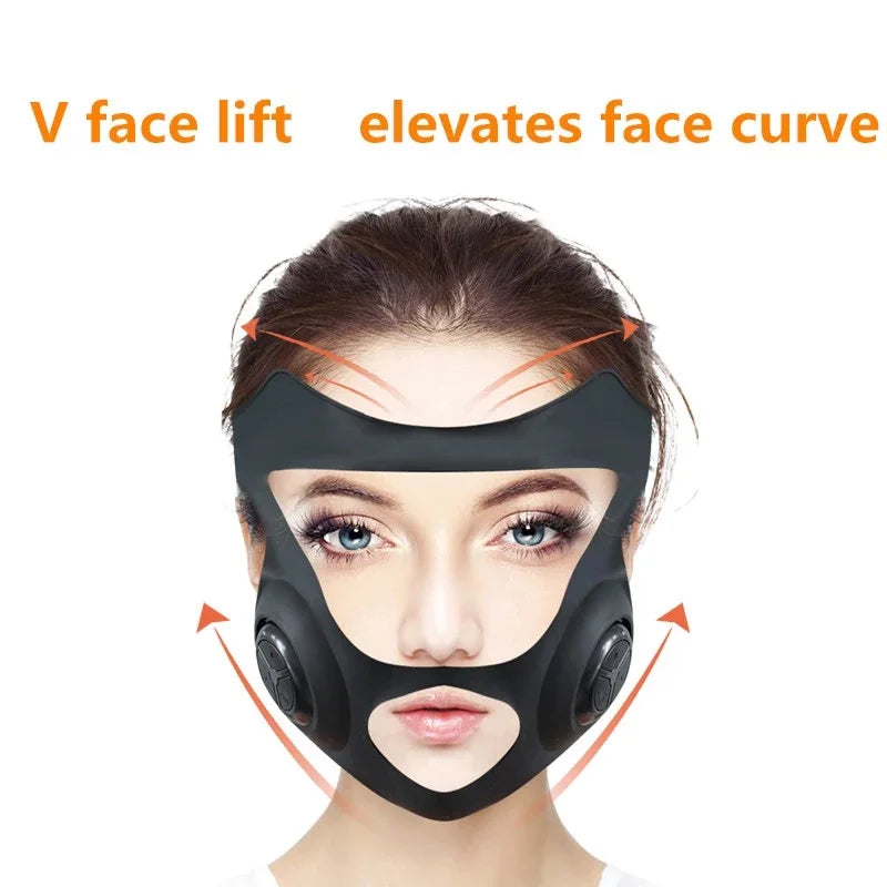 Facial Lifting Machine: Electric V - shaped Cheek Mask for Slimming, V - Line Lift & Bandage Therapy