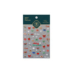 New Christmas Snowflakes Bows Bells Rhinestones Nail Art Sticker Self-adhesive Nail Art Decals Charms for Nails