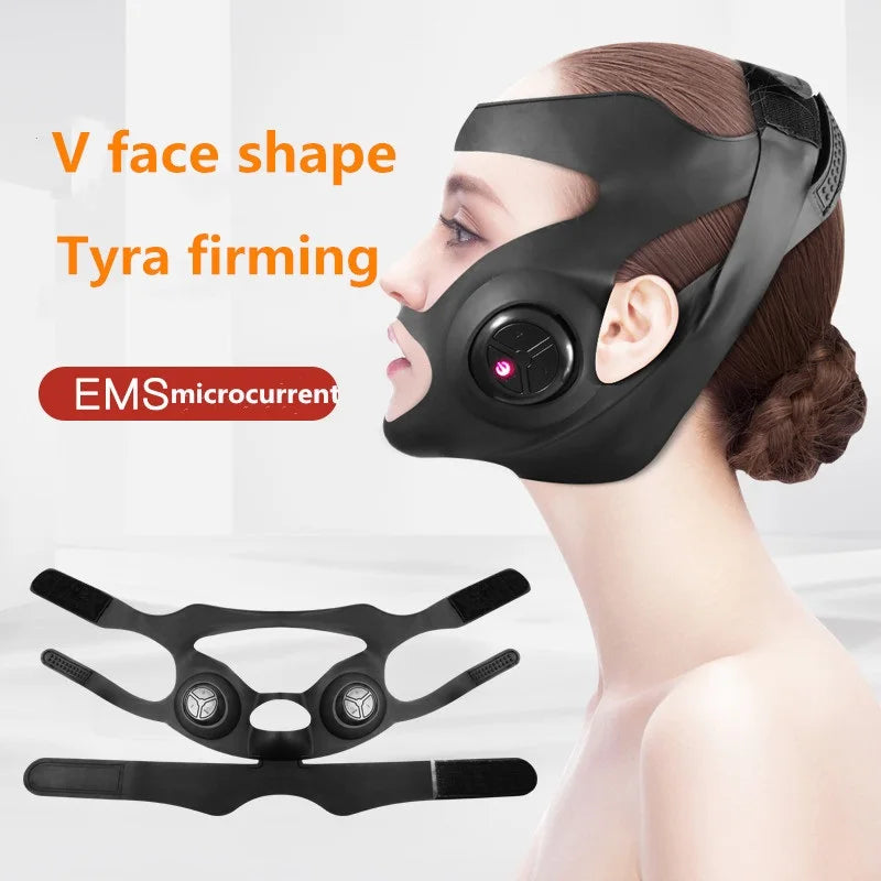 Facial Lifting Machine: Electric V - shaped Cheek Mask for Slimming, V - Line Lift & Bandage Therapy