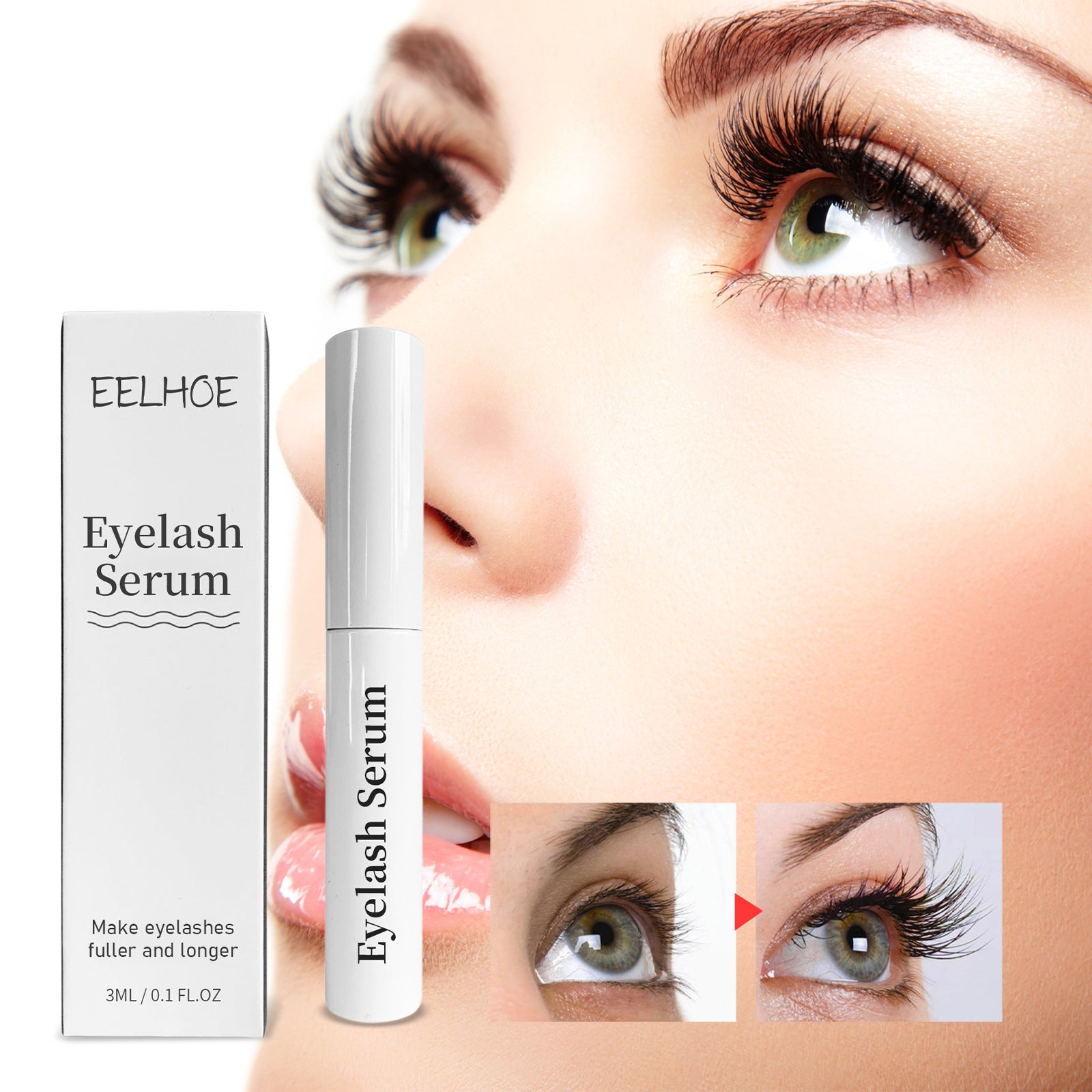 Natural And Beautiful Curly Black Eyelashe Essence