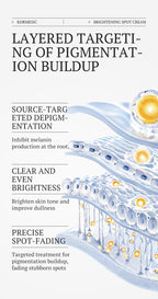 Amino Acid Freckle Whitening Cream Fade Pigmentation Melasma Dark Spots Corrector Repair Cream Korean Skin Care