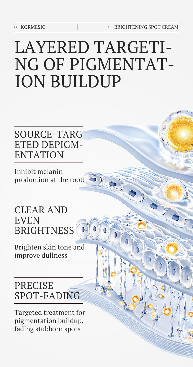 Amino Acid Freckle Whitening Cream Fade Pigmentation Melasma Dark Spots Corrector Repair Cream Korean Skin Care