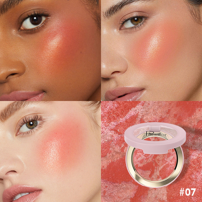 Mixed Blusher Highlight 2-in-1 Long-lasting Natural Waterproof Repair